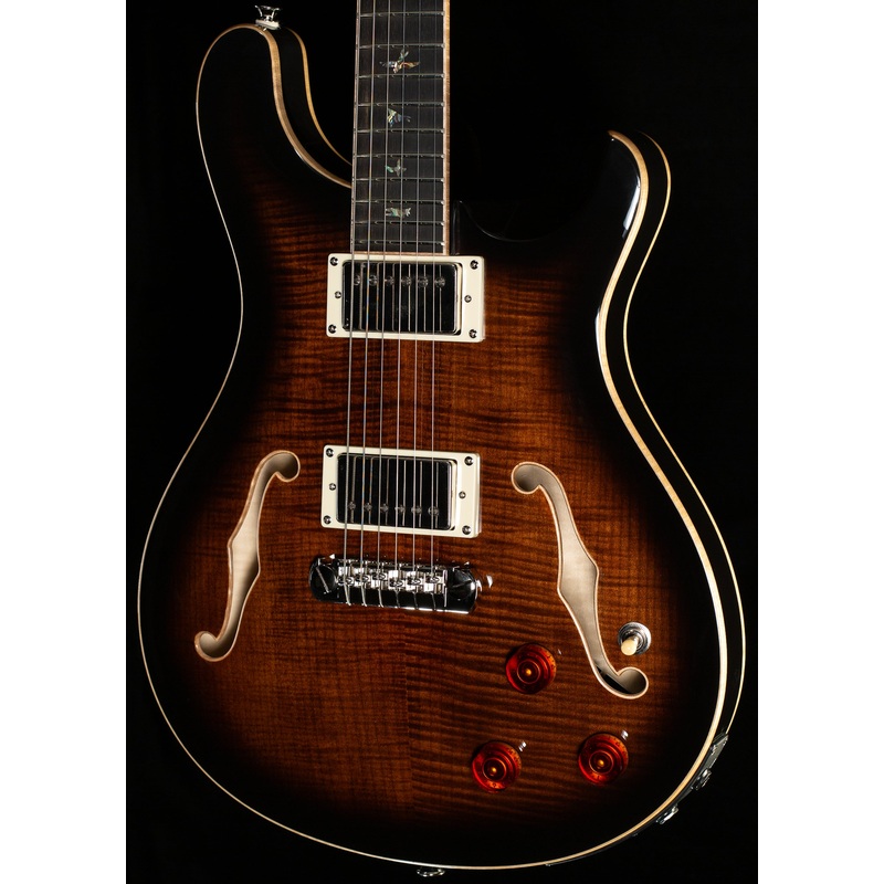 PRS SE Hollowbody II Piezo Black Gold Sunburst (224) - ULT975560805537