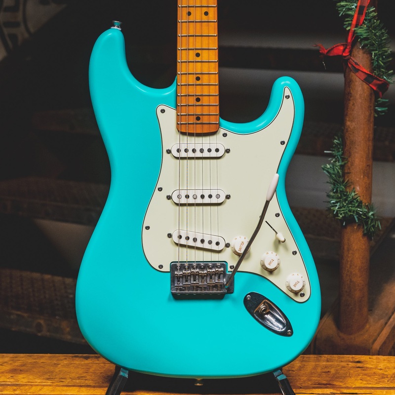2022 Squier 40th Anniversary Vintage Edition Stratocaster, Sea Foam Green - Used