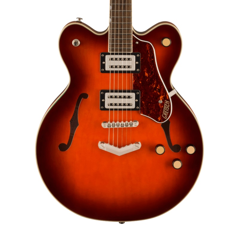 Gretsch G2622 Streamliner Center Block Double Cut Electric Guitar, V Stoptail, Fireburst