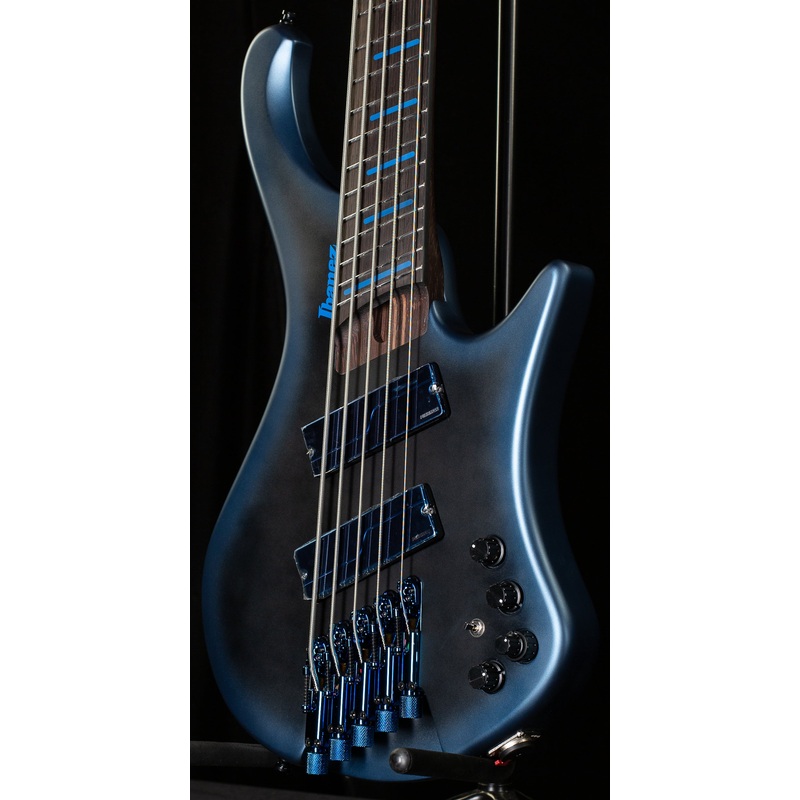Ibanez Bass Workshop EHB5MSBSPMAM 5-string Multi-scale Bass Midnight Arctic Ocean Matte (958) - ULT975560804911