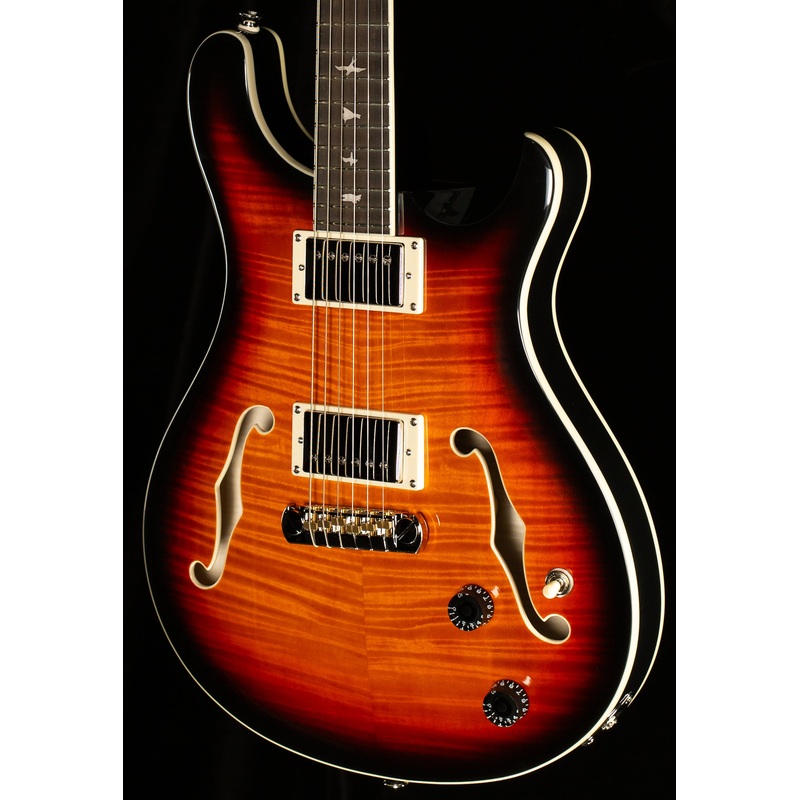 PRS SE Hollowbody II Maple Top Tri-Color Burst (261) - ULT975560805193