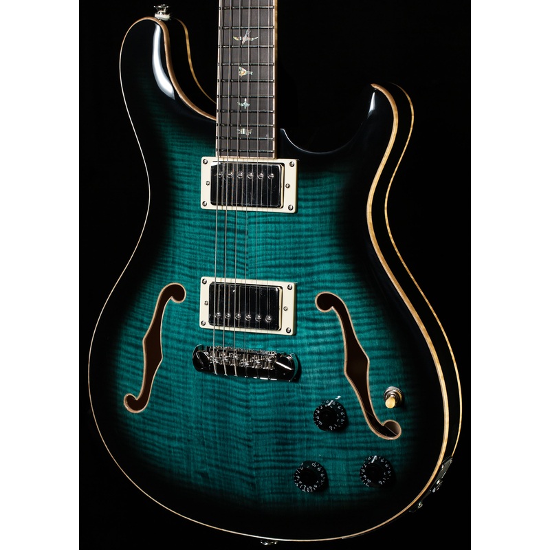 PRS SE Hollowbody II Piezo Peacock Blue Smokeburst (556) - ULT975560805242
