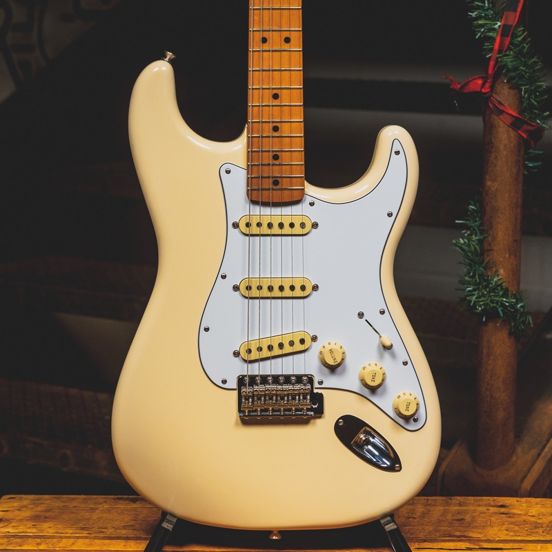 2020 Fender Jimi Hendrix Stratocaster Electric Guitar, Olympic White w/OGB - Used