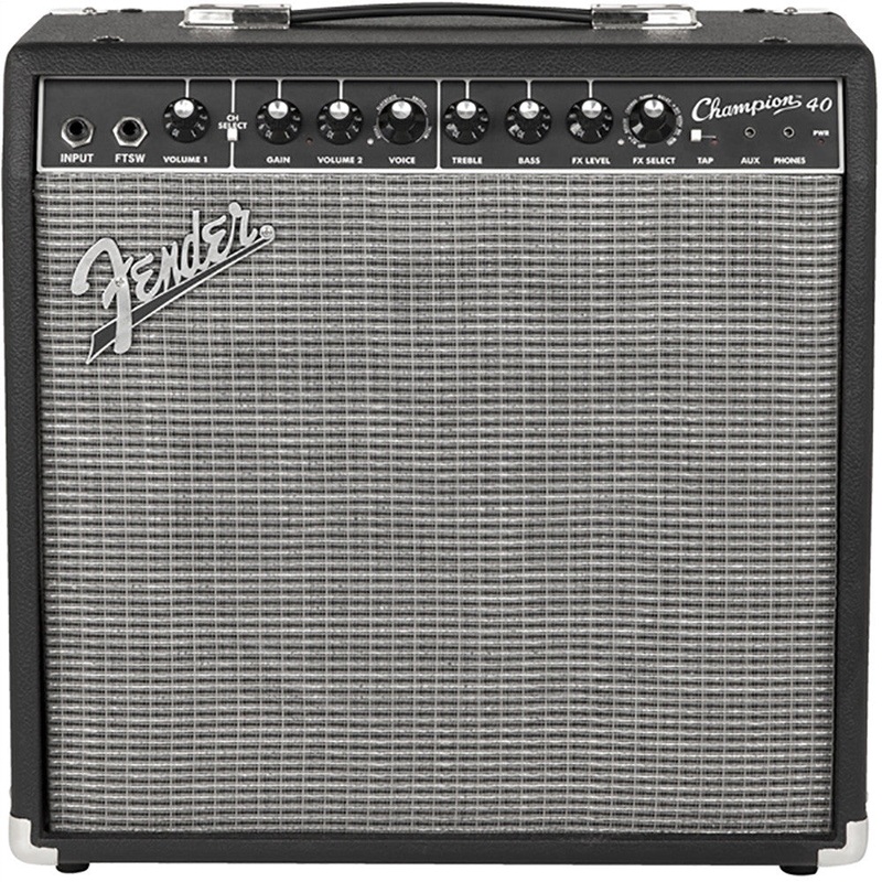Fender Champion 40-Watt 1 x 12" Guitar Combo Amplifier, 120V