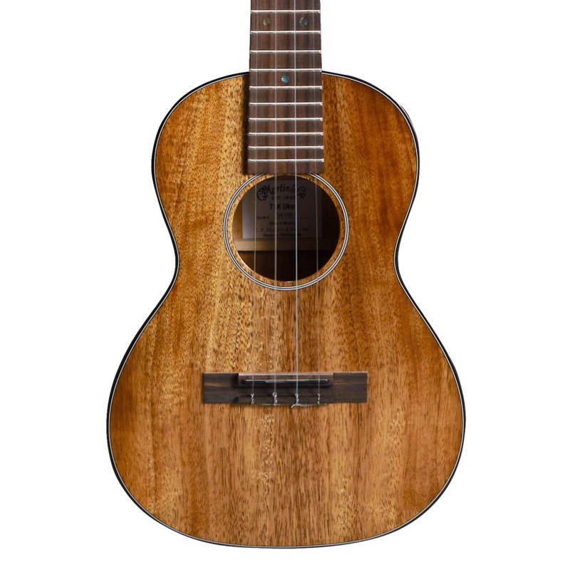 Martin TKE Tenor Acoustic-Electric Ukulele, All-Koa Body w/Soft Case