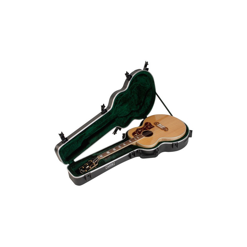 SKB Universal Jumbo Acoustic Shaped Hardshell - TSA Latch - Over-Molded Handle