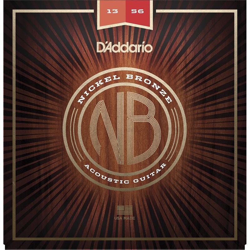 D'Addario 13-56 Nickel Bronze Acoustic Set - Medium