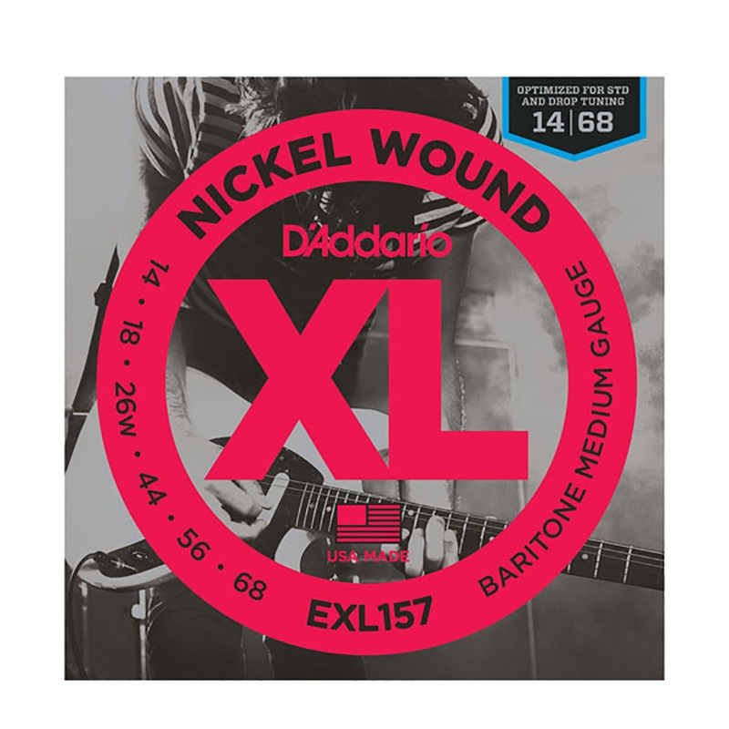 D'Addario 14-68 Baritone Medium Nickel Wound Electric Strings