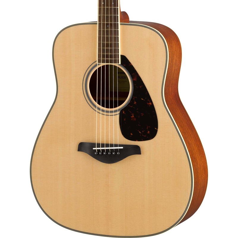 Yamaha Folk Guitar FG820 - Solid Sitka Spruce Top - Natural