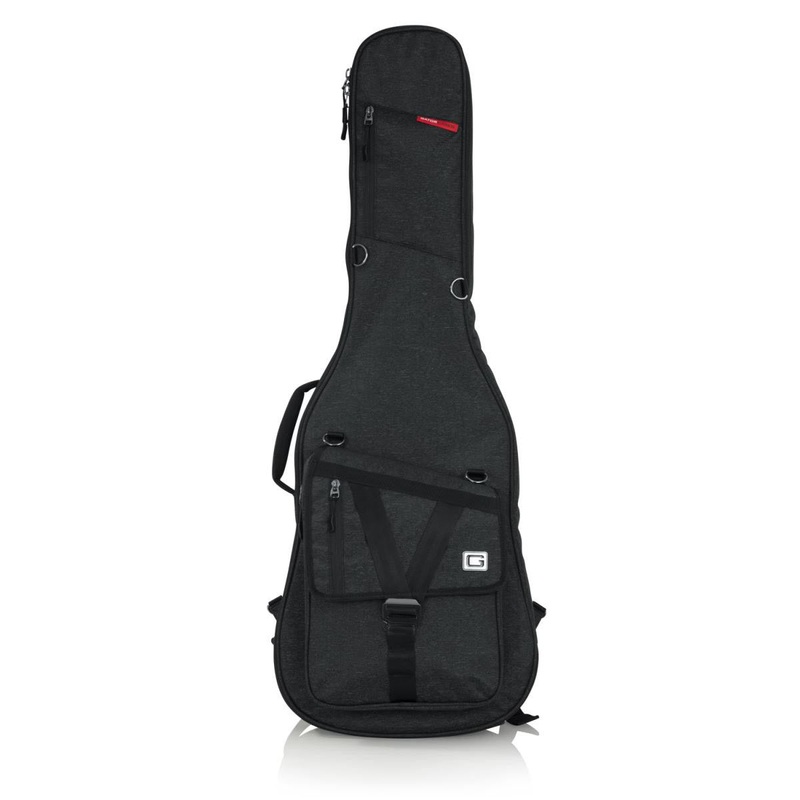 Gator Cases Transit Series Electric Guitar Gig Bag With Charcoal Black Exterior