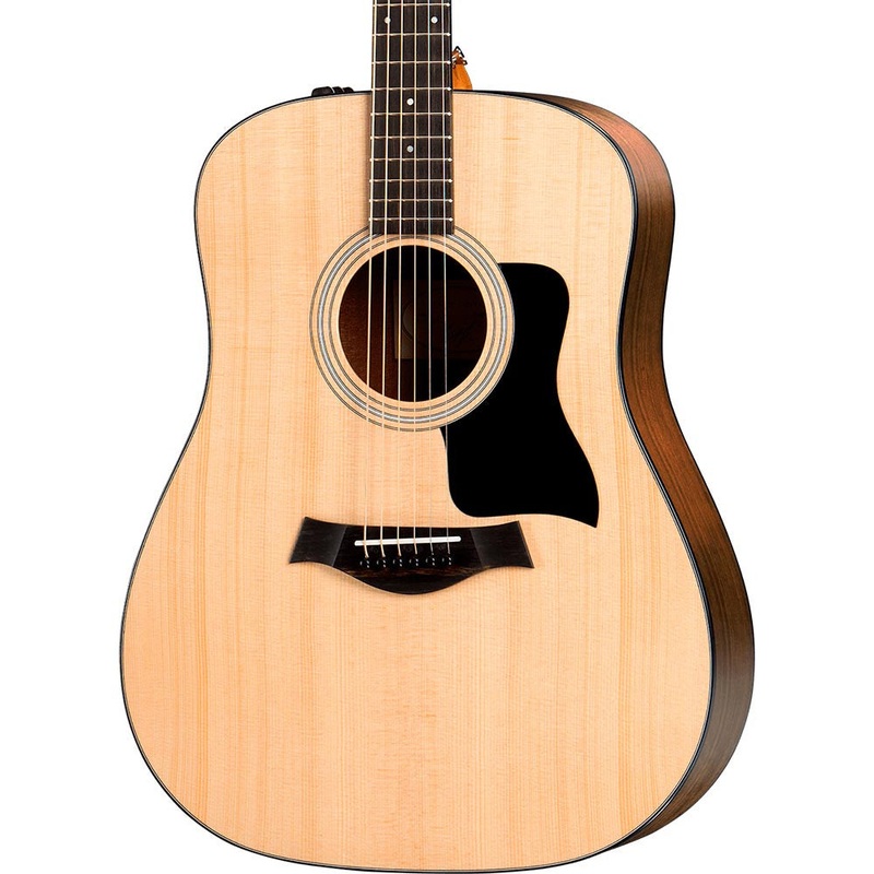 Taylor 110e Acoustic-Electric Guitar, Solid Spruce Top, with Gig Bag