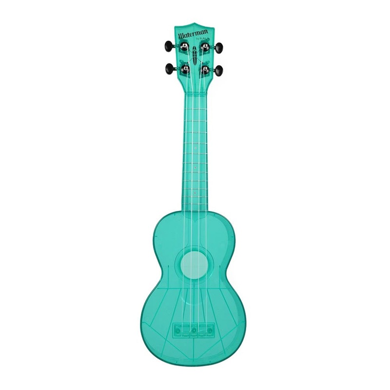 Kala Waterman Soprano Ukulele - Fluorescent/Gloss Blue
