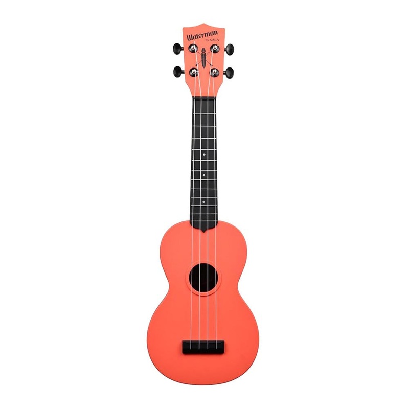 Kala Waterman Soprano Ukulele - Matte Tomato Red