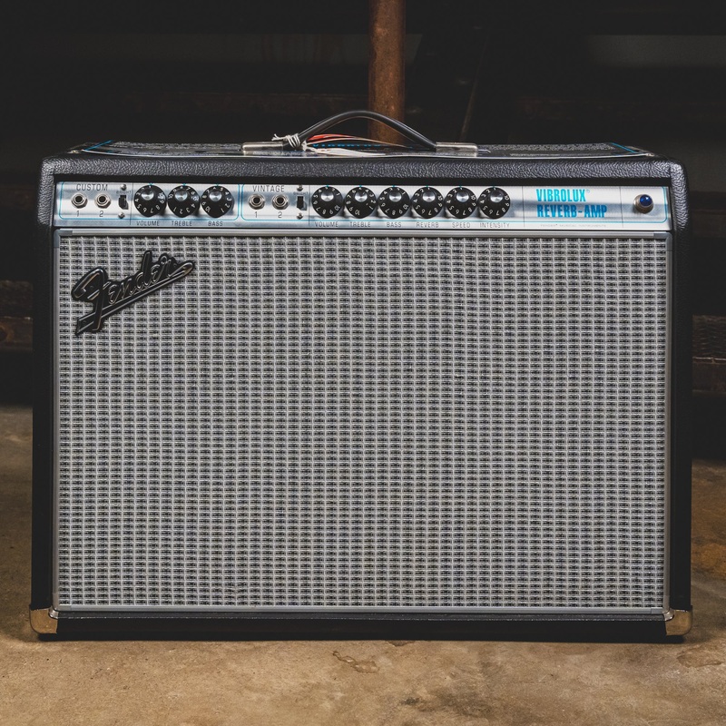 2020 Fender 68 Custom Vibrolux Reverb 2x10 Combo Amplifier w/Cover - Used