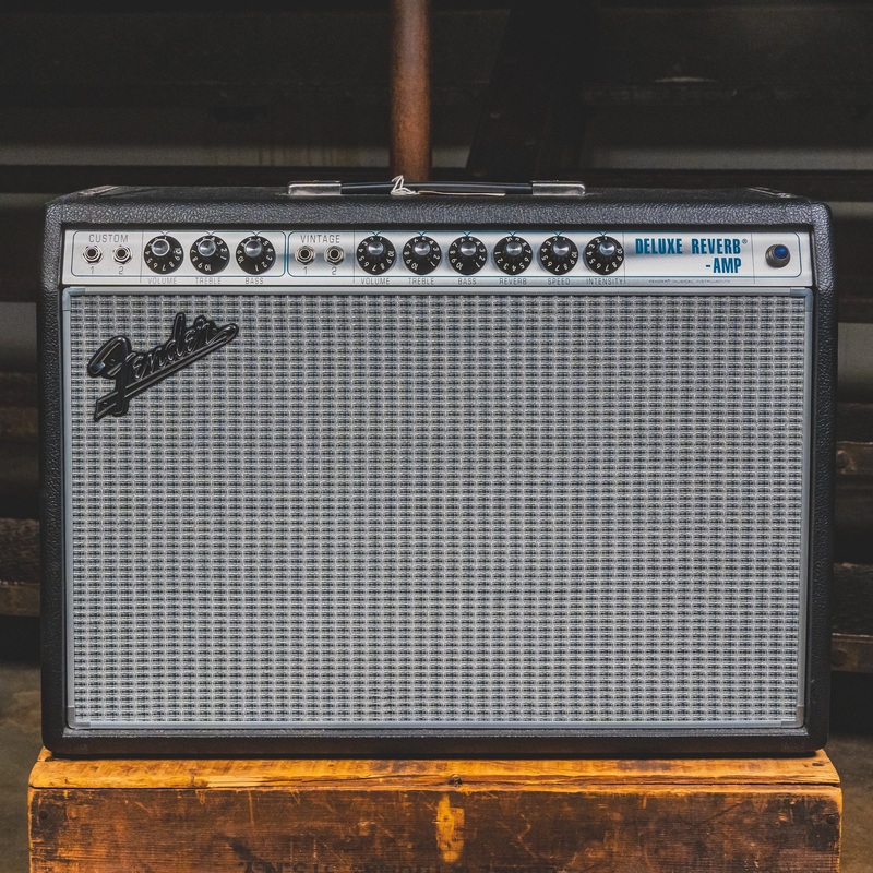 2022 Fender 68 Custom Deluxe Reverb 1x12" Combo Guitar Amplifier w/Slipcover - Used