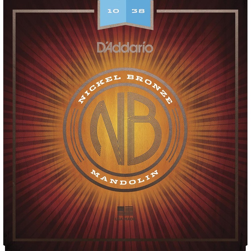 D'Addario - 10-38 Light Nickel Bronze Mandolin Strings