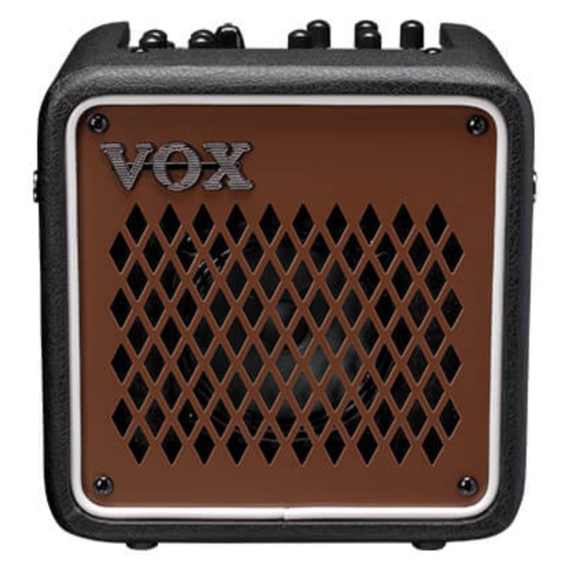 Vox Mini Go 3, 3-Watt Portable Modeling Amplifier, Earth Brown