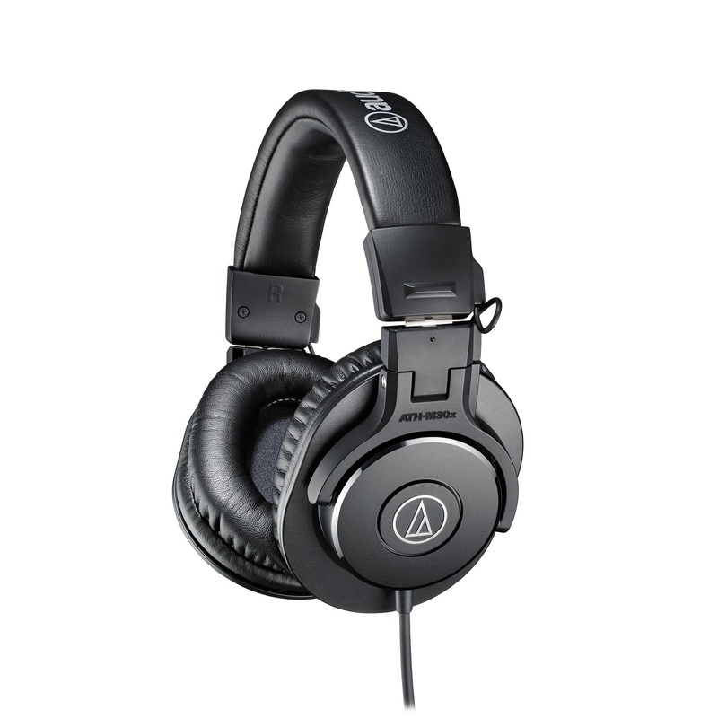 Audio Technica ATHM30X Closed-Back Dynamic Monitor Headphones