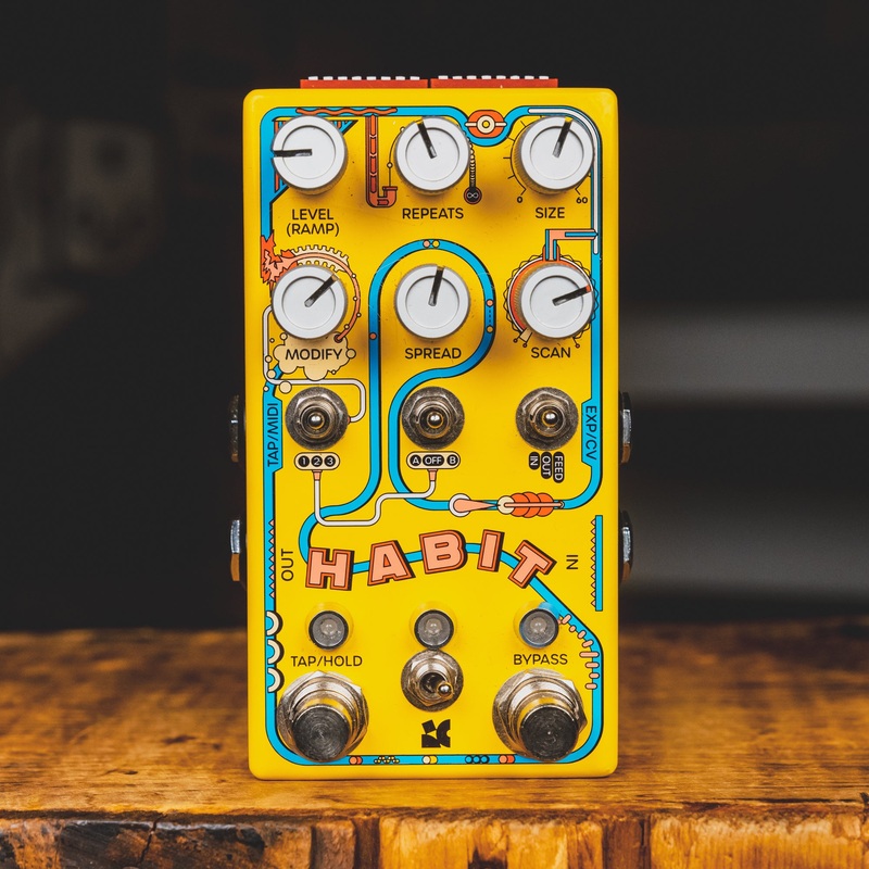 Chase Bliss Habit Echo Collector Delay/Looper Effect Pedal w/Original Box - Used