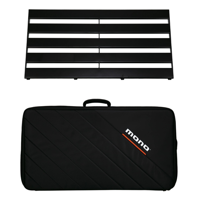 Mono Large Pedalboard Rail w/ Stealth Club Accessory Case, Black
