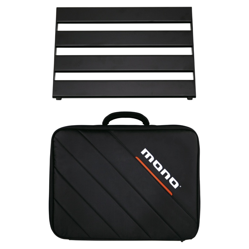 Mono Small Pedalboard Rail w/ Stealth Club Accessory Case, Black
