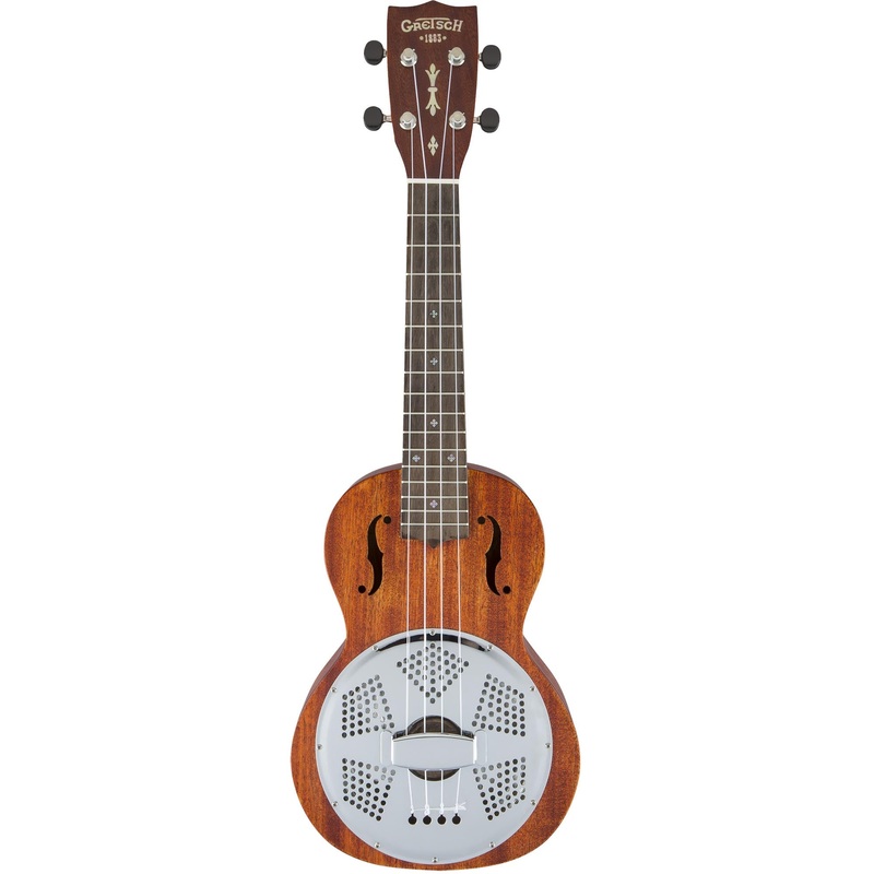 Gretsch G9112 Resonator-Ukulele With Gig Bag - Ovangkol - Biscuit Cone - Honey Mahogany Stain