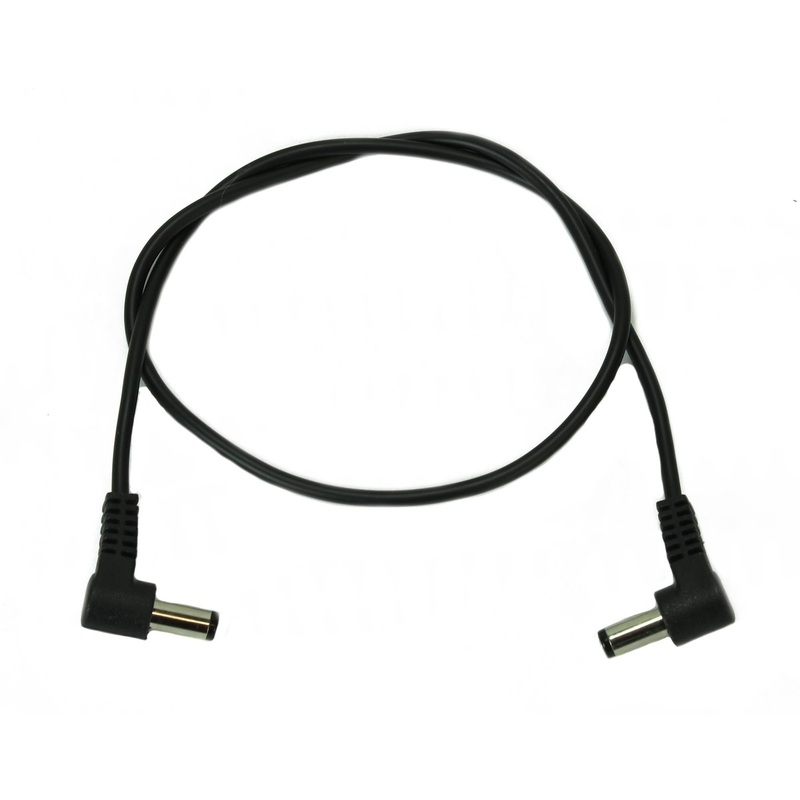 Voodoo Lab 18" 2.1mm Right Angle Barrel Cable Ang/Ang