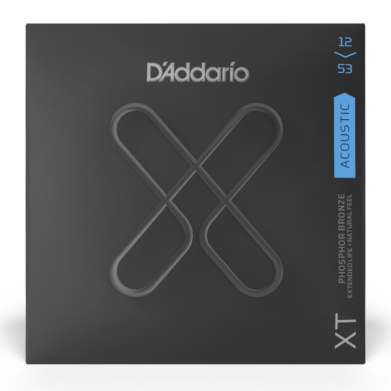 D'Addario 12-53 XT Acoustic Phosphor Bronze Regular Light