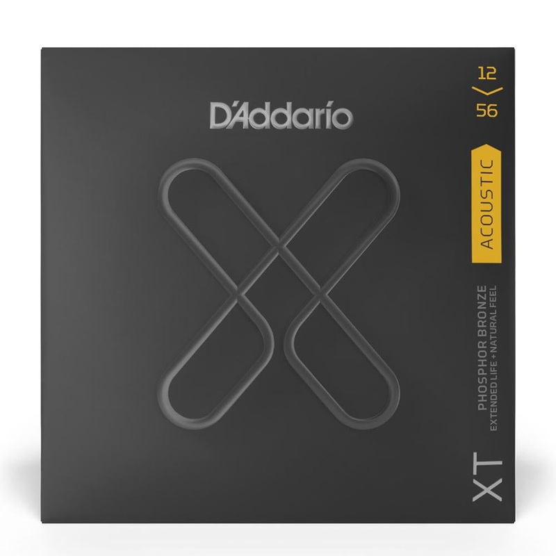 D'Addario 12-56 XT Acoustic Phosphor Bronze Light Top/Medium Bottom