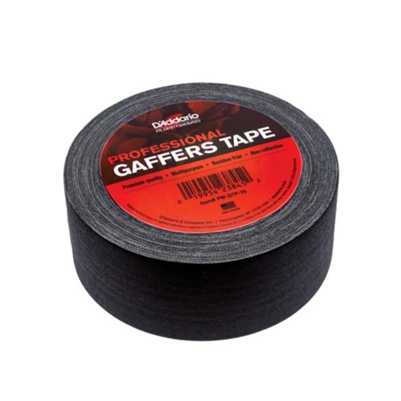 D'Addario Gaffers Tape Black 25 Yards
