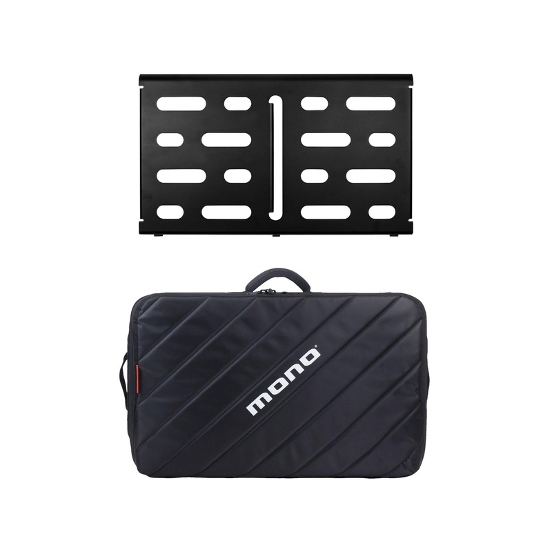 Mono Pedalboard Medium Black With Tour 2.0 Accessory Case