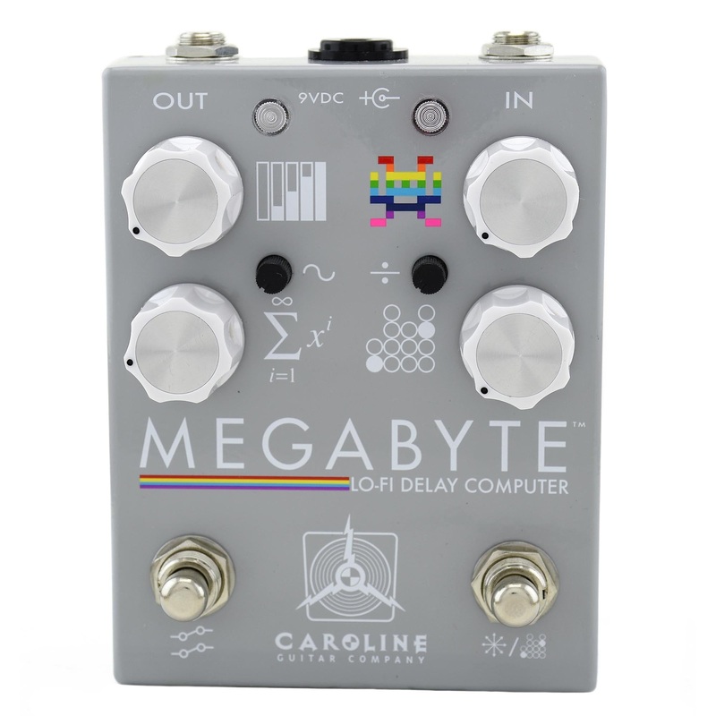 Caroline Megabyte Lo-Fi Delay Computer Pedal