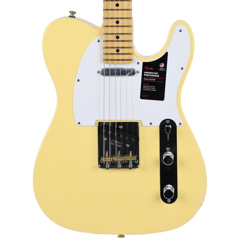 Fender American Performer Telecaster, Maple Fingerboard, Vintage White
