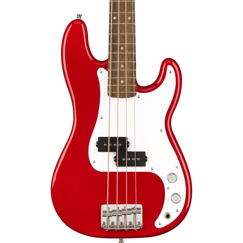 Squier Mini Precision Bass Laurel, White Pickguard Dakota Red