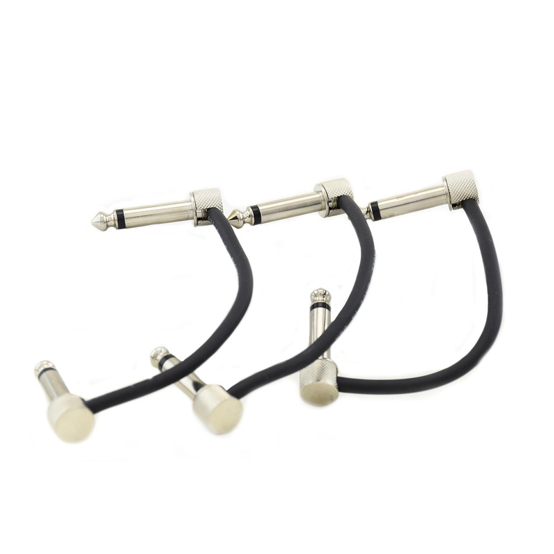 Lava Cable 3 Pack 4" Tightrope Patch Cable, Black