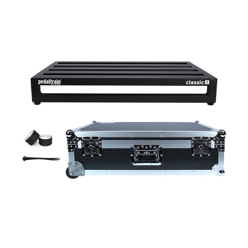 Pedaltrain Classic 3 With Wheeled Tour Case Black Honeycomb