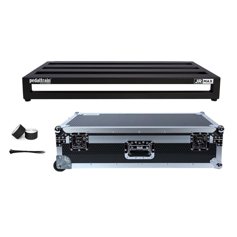 Pedaltrain JR Max With Wheeled Tour Case Black Honeycomb
