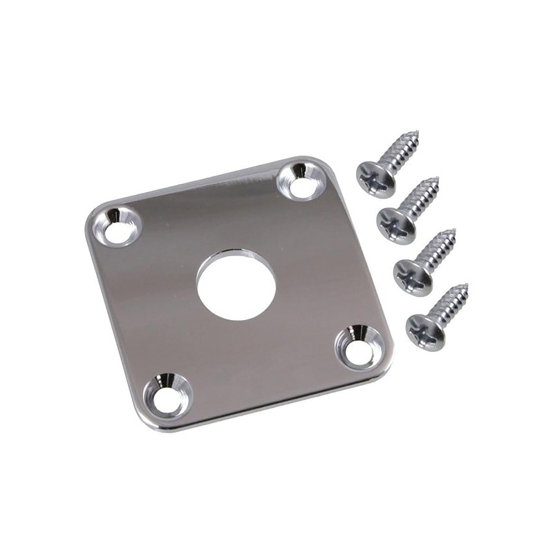 AllParts Nickel Jack Plate