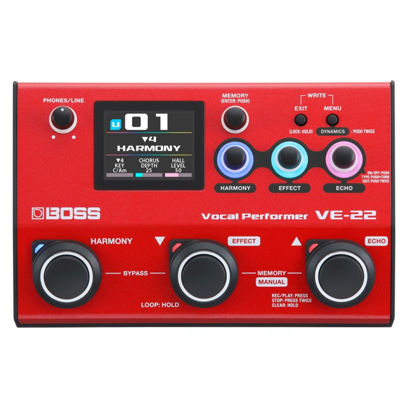 Boss VE-22 Vocal Performer Effect Pedal