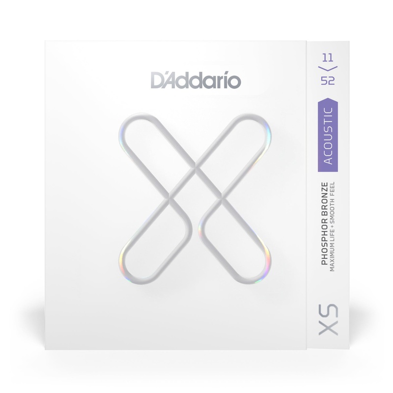D'Addario 11-52 XS Phosphor Bronze Custom Light Acoustic Strings