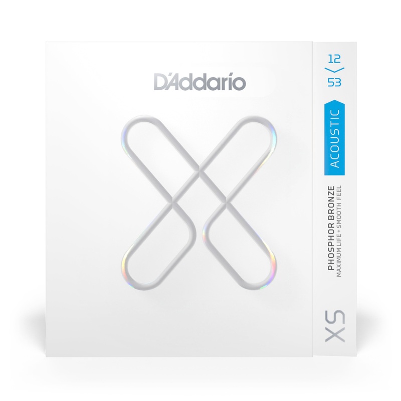 D'Addario 12-53 XS Phosphor Bronze Light Acoustic Strings