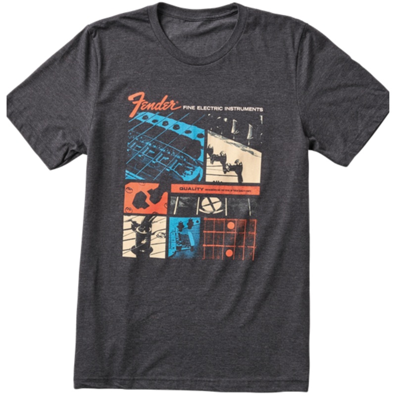 Fender Jaguar T-Shirt - Dark Grey