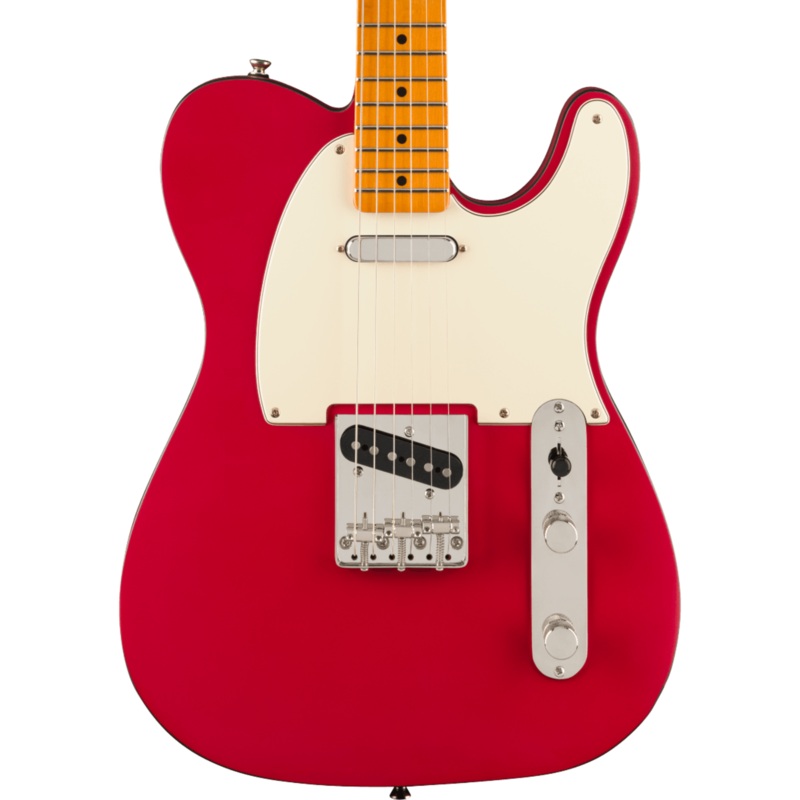 Squier Limited Edition Classic Vibe '60s Custom Telecaster Electric Guitar, Satin Dakota Red