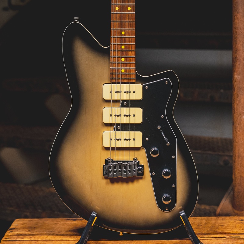 2019 Reverend Jetstream 390 Electric Guitar, Korina Burst - Used