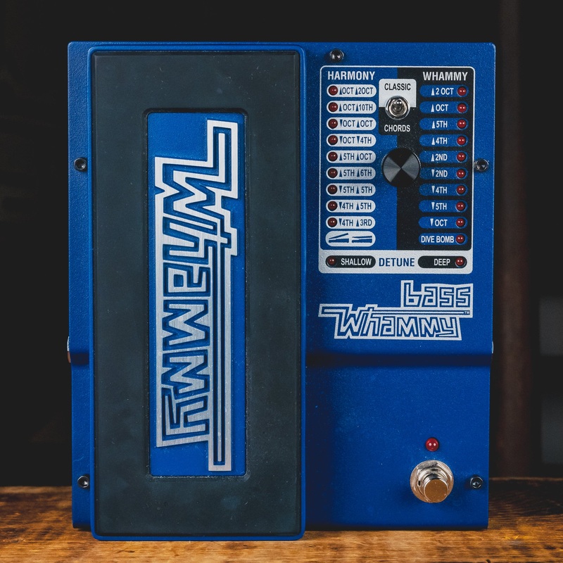Digitech Bass Whammy Pitch Shift Effect Pedal w/Box and Power Supply - Used