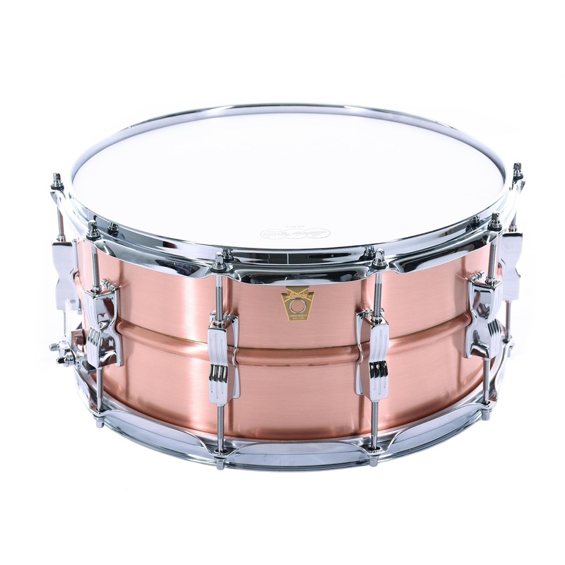 Ludwig 6.5x14 Acro Copper Snare, Brushed
