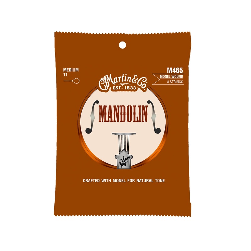 Martin Mandolin Strings, .11-.40 Medium 8-String, Monel