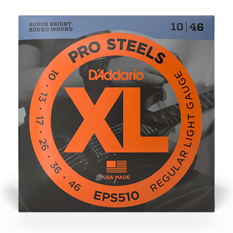 D'Addario 10-46 Regular Light Prosteels Electric Strings