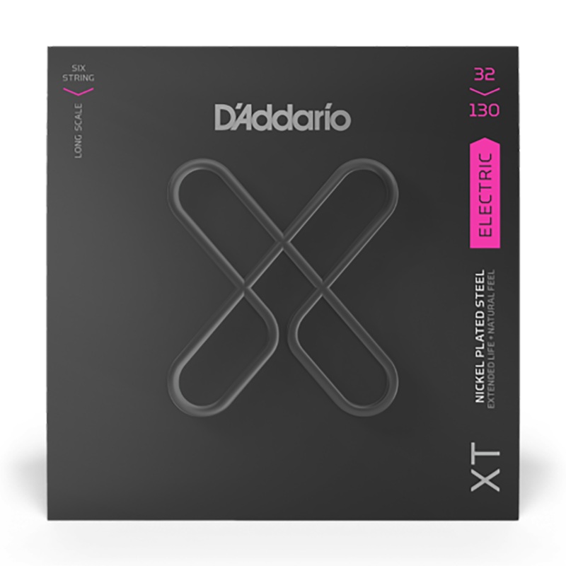 D'Addario 32-130 6 String Regular Light XT Bass Nickel Plated Steel Bass Strings