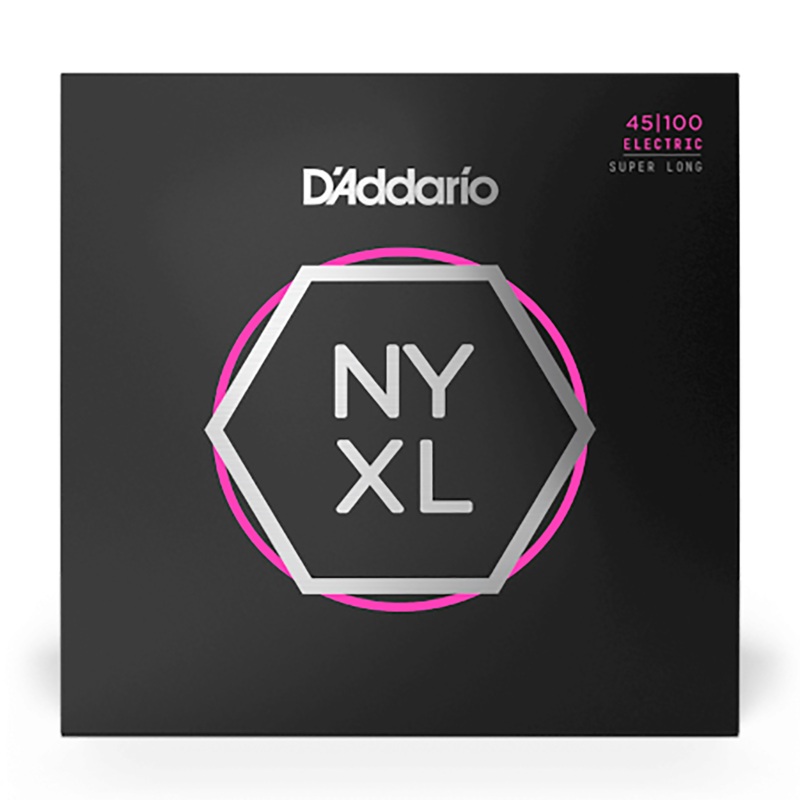 D'Addario 45-100 Regular Light Nickel Wound Bass Strings, Super Long Scale